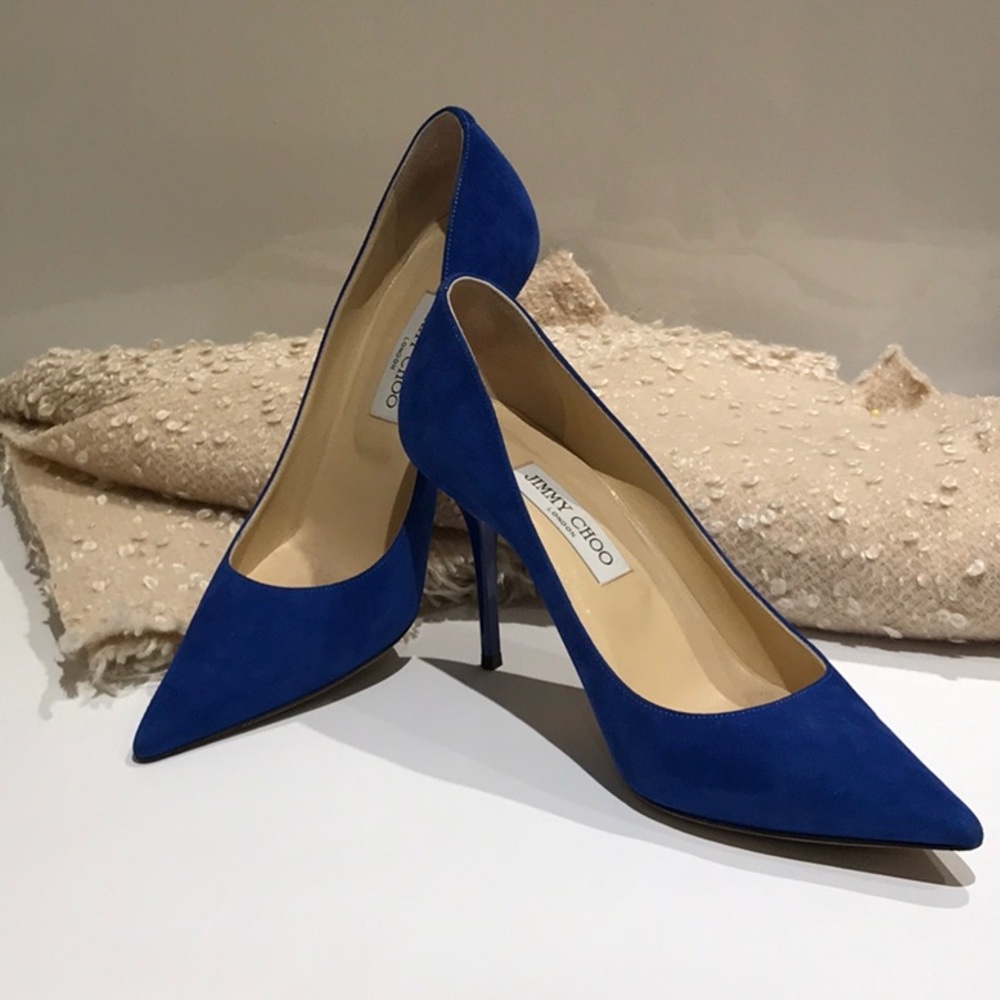 Jimmy Choo ANOUK Indigo Blue pumps - Picture 1 of 6